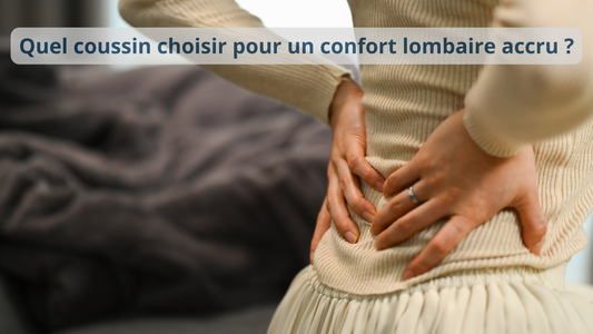 Quel coussin choisir pour un confort lombaire accru ?