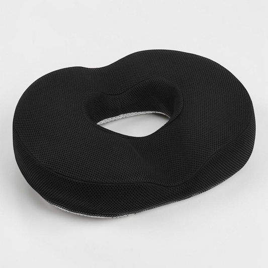 Coussin donut ergonomique pour coccyx et longues assises