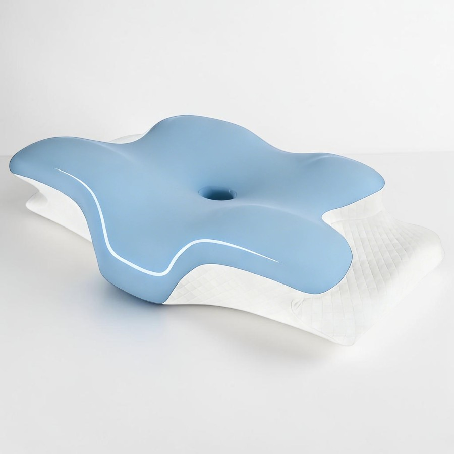 Oreiller cervical mémoire pour confort de la nuque